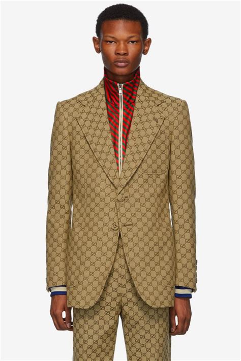 gold gucci suit|formal gucci suits for men.